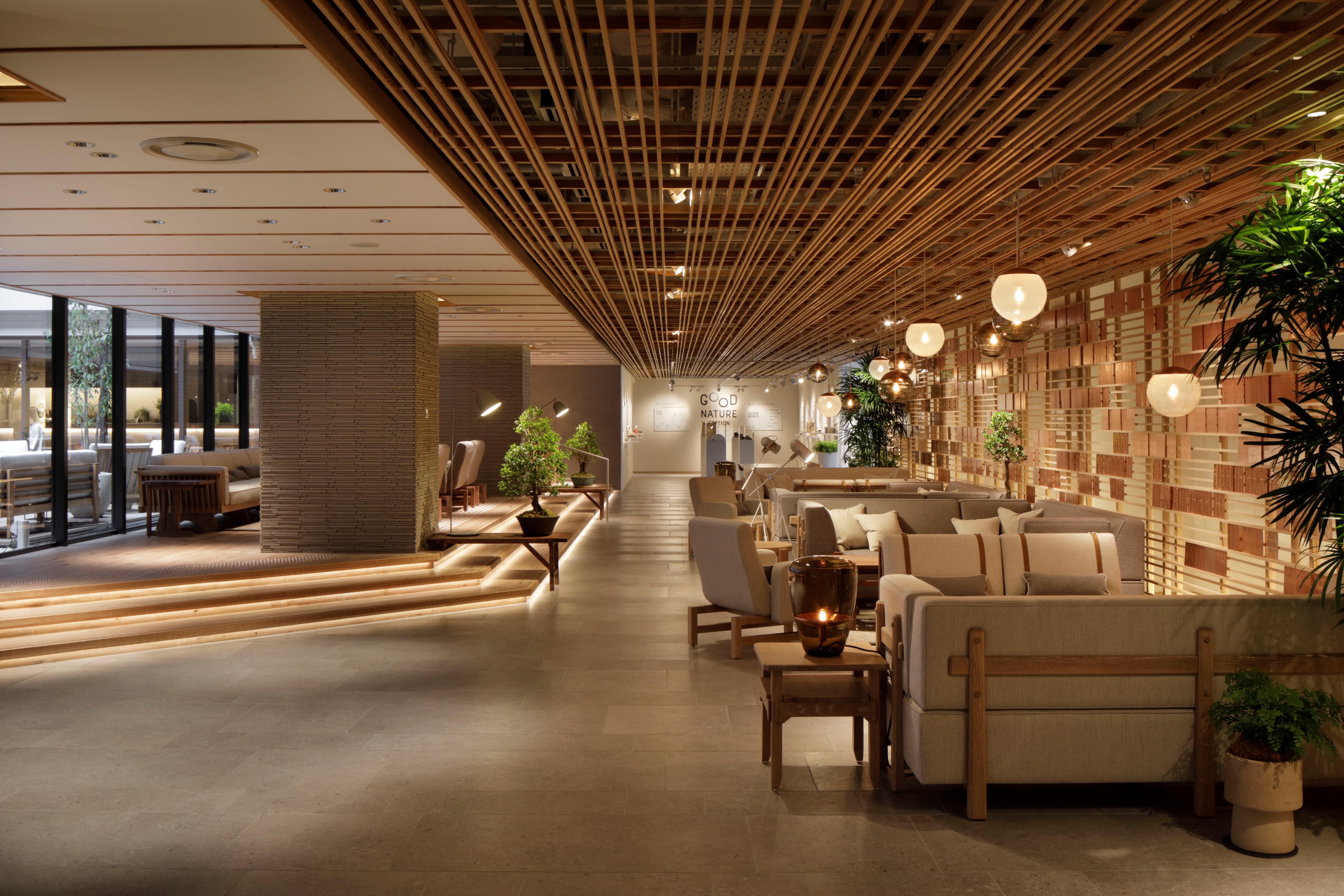 فندق جود ناتشر كيوتو المظهر الخارجي الصورة The interior of the lounge